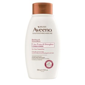 Aveeno Blackberry & Quinoa Strengthening Conditioner for Color-Treated Hair, 12 fl oz