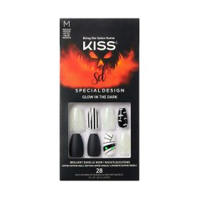 KISS Halloween Special Design Nails, 'Howling For You', 28 Count