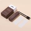 3pcs Eyebrow Stamp Shaping Kit Reusable Makeup Brow Powder Cosmetic Set