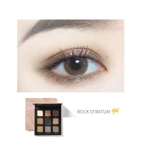 Long Lasting Matte Pearl Glitter 9 Color Eyeshadow Palette (Option: E3020)