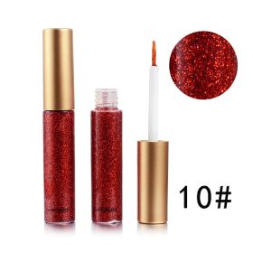 Stage Nightclub Makeup Performance Makeup Colorful Shiny Sequins Flashing Liquid Eye Shadow (Option: 10 Color)