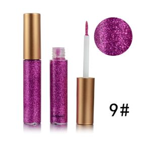 Stage Nightclub Makeup Performance Makeup Colorful Shiny Sequins Flashing Liquid Eye Shadow (Option: 9 Color)