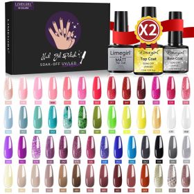 60 Colors Nail Art Functional Adhesive Set Removable (Option: ZH2483)