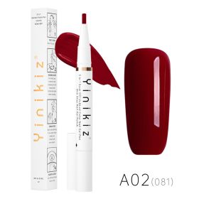 One-Step Glue Lazy Pen White Three-in-one UV Polish Convenient And Fast Beginner Manicure (Option: G207 A02)