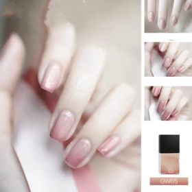 Temperature-changing Twilight Phototherapy Nail Polish Glue (Option: GW65)