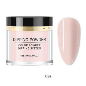 Mtssii 10g Dipping Nail Powder Set Matte Nail Glitter Dippin (Option: Infiltrating Powder8)