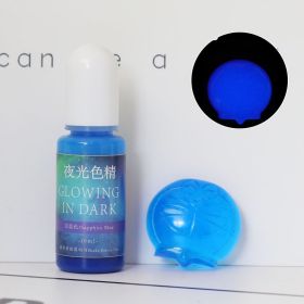 DIY Epoxy Resin Luminous Pigment UV Crystal Drop Glue Mold Color With Luminous Color Essence (Option: Royal blue-10ML)