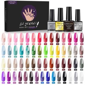 60 Colors Nail Art Functional Adhesive Set Removable (Option: ZH2453)