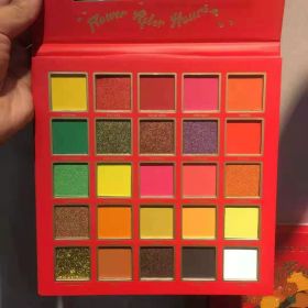 25 Color Eyeshadow Palette Red Girl Mashed Potatoes (Color: Red)