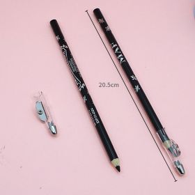 Waterproof Sweat-proof Easy To Color And Not Smudged Eyebrow Pencil (Color: Black)