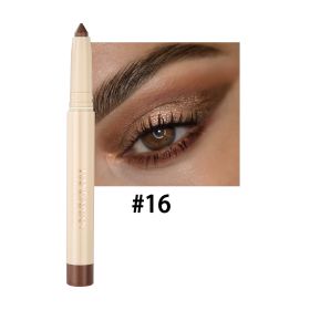 Cosmetic Eyeliner Gel Pen Lying Silkworm Mermaid Eye Shadow Pen Dual-use (Option: 16color)