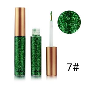 Stage Nightclub Makeup Performance Makeup Colorful Shiny Sequins Flashing Liquid Eye Shadow (Option: 7 Color)