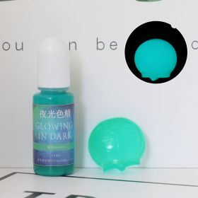 DIY Epoxy Resin Luminous Pigment UV Crystal Drop Glue Mold Color With Luminous Color Essence (Option: Green-10ML)