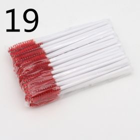 Disposable Eyelash Brush Grafting Makeup Tool (Option: 19Style-50PCS)