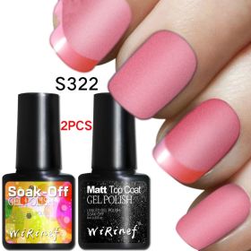 Frosted Seal Combination Nail Polish (Option: S322)