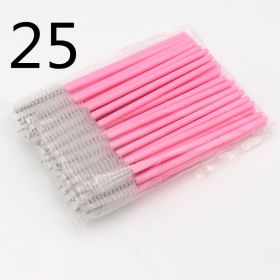 Disposable Eyelash Brush Grafting Makeup Tool (Option: 25Style-50PCS)