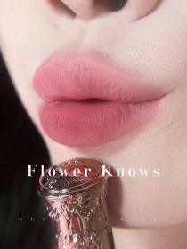 Flower Knows Strawberry Rococo Series Embossed Blush Velvet Matte Lip Glaze (Option: S04-Lip gloss)