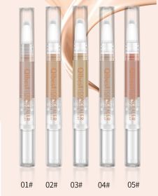 Rotate The Fine Concealer Waterproof And Sweat Resistant Repair Stick To Improve The Concealer Liquid Pen For Nude Makeup (Option: 01color)