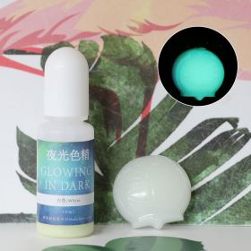 DIY Epoxy Resin Luminous Pigment UV Crystal Drop Glue Mold Color With Luminous Color Essence (Option: White-10ML)