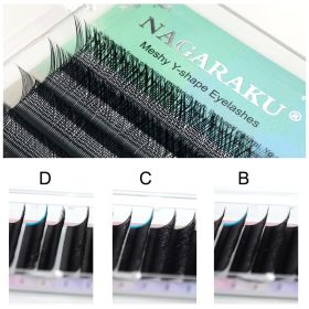 Thick Natural Mesh Woven Artificial Eyelashes (Option: 0.05C-8mm)