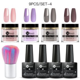 Mtssii 10g Dipping Nail Powder Set Matte Nail Glitter Dippin (Option: NZH10848)