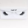 1Pair Mink Half Lashes Soft Thick Eye End Lengthening Faux Eyelashes Natural Long Handmade Eyelash Cross Curl 3D Lash For Makeup