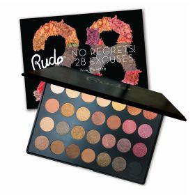 RUDE No Regrets! 28 Excuses Eyeshadow Palette (DC) (Color: Scorpio)