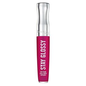 RIMMEL LONDON Stay Glossy Lip Gloss (Color: Pop Fizz Pink)