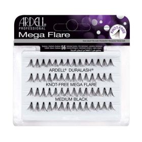 ARDELL Duralash Knot-Free Mega Flare Individual Black Lashes (Color: Medium)