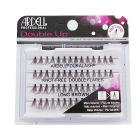 ARDELL Double Up Knot-Free Double Flares (Color: Long Brown)