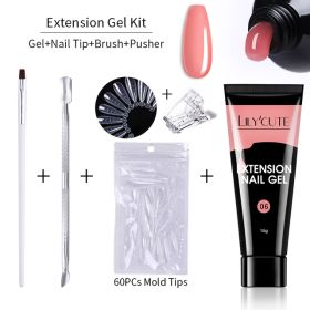 15ml Nail Extension Gel Kit (Option: STEA6)