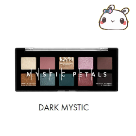 Ten-color Eyeshadow Palette Mystic Petals Midnight Orchid Dark Mystic (Option: Dark Mystic)