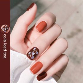 Fluorescent Manicure European And American Style Nightclub (Option: B6 2 Cola Iced Tea 02)