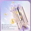 Women's Three-tube Curling Iron Pear Flower Hair Curling Iron Egg Roll Stick Water Ripple Splint Wave Hair Curler