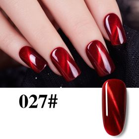 Flame Red Cat Eye Gel Enhancements (Option: Color27)