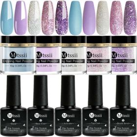 Mtssii 10g Dipping Nail Powder Set Matte Nail Glitter Dippin (Option: NZH12475)