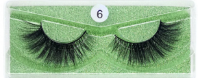 3D Stereo Curling Thick Large Radian Eyelash Natural Long Soft False Eyelashes (Option: 6)